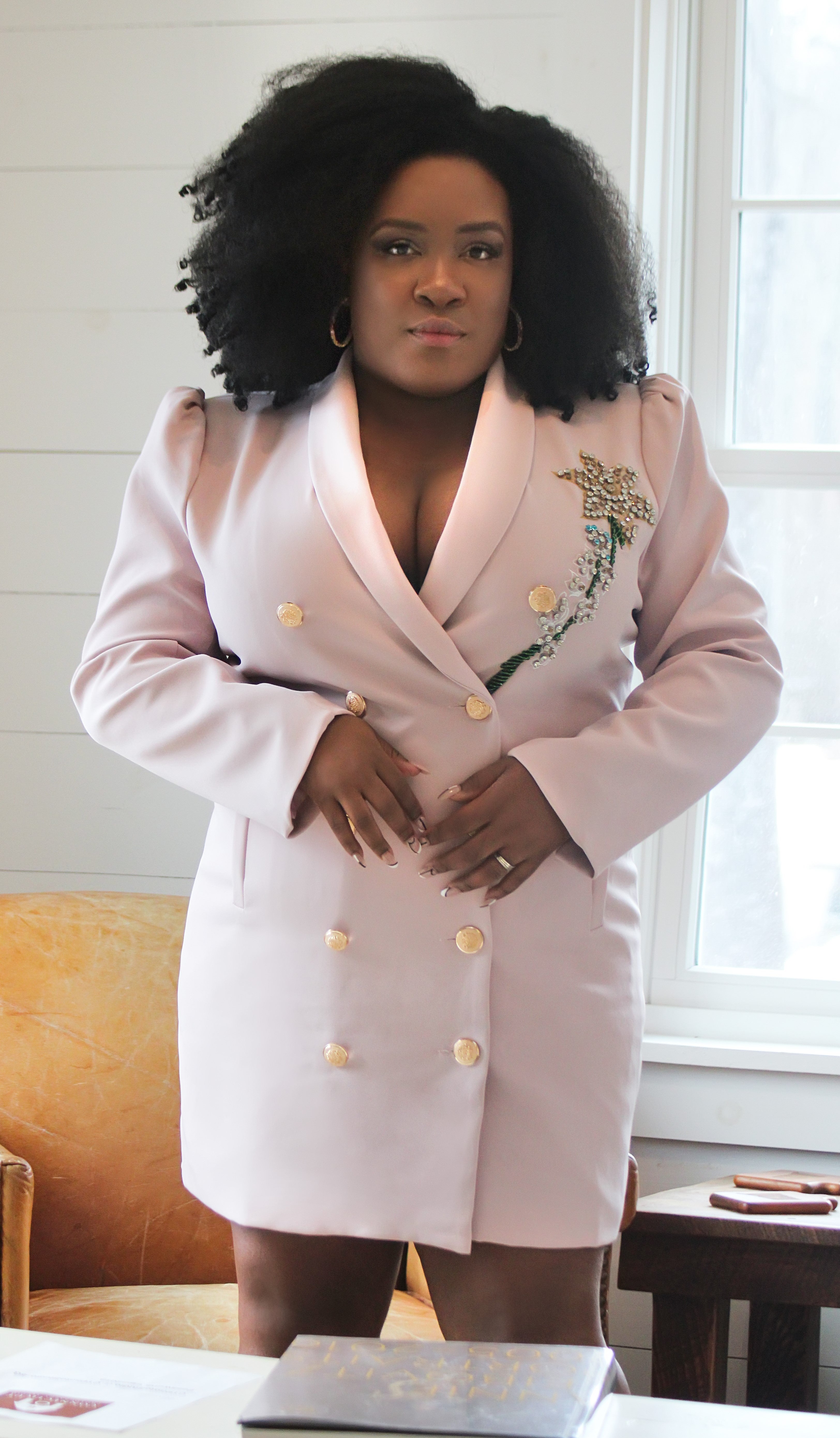 Pink Blazer Dress Plus Size Double Breasted Blazer Posh Blazer Dress Pink Blazer Dress Plus Size Double Breasted Blazer Posh Blazer Dress